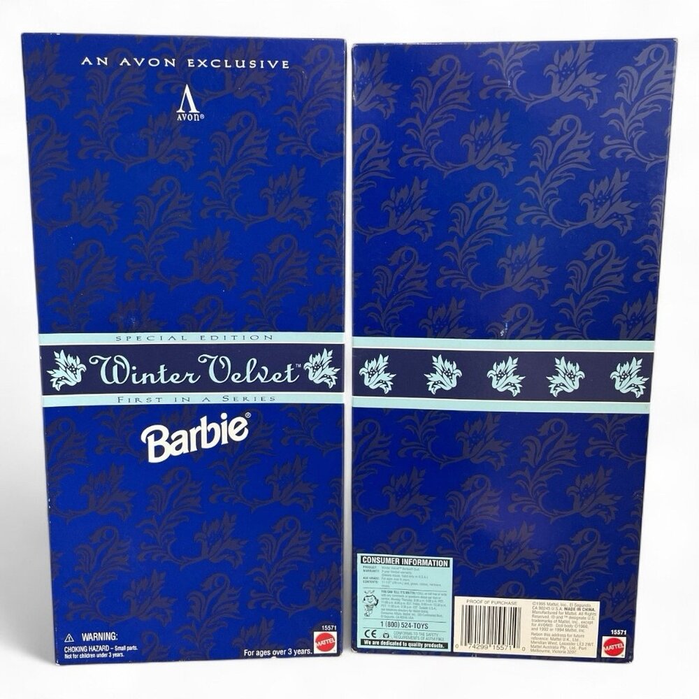 Mattel Barbie Doll Winter Velvet Special Edition 1995 First In A Series NRFB - Picture 5 of 8